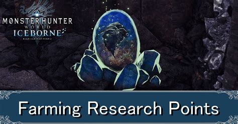 farming research points mhw.